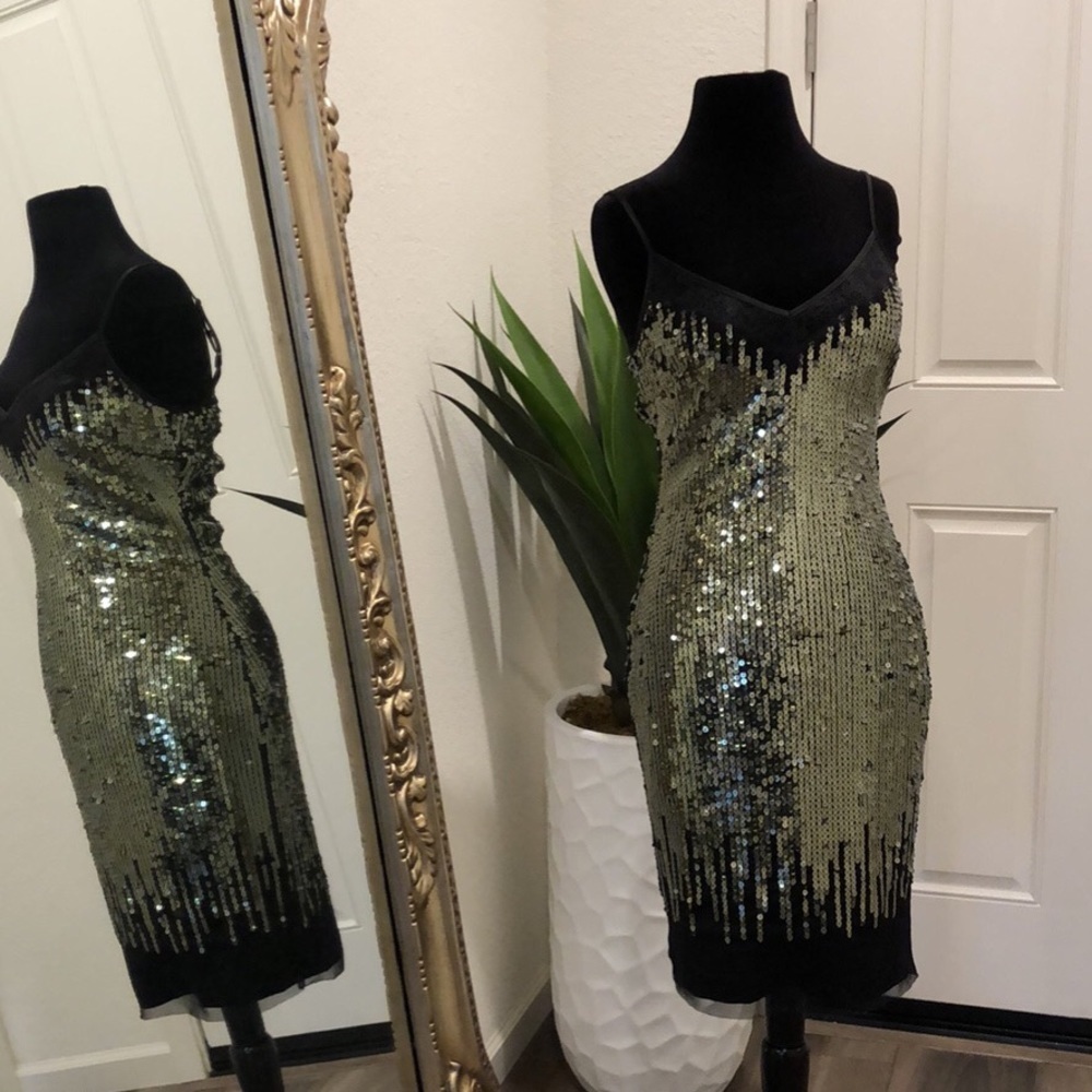 Bebe sequenced dress